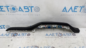 Left upper dashboard trim for Toyota Venza 21-24 without chrome molding, black