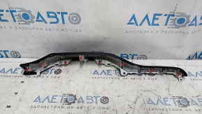Left upper dashboard trim for Toyota Venza 21-24 without chrome molding, black