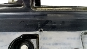 Alfa Romeo Stelvio 18-20 black lower tailgate trim, non-factory holes, scratches