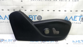 Right side passenger seat trim for Jeep Cherokee KL 16-23, black, electrically powered, scratched