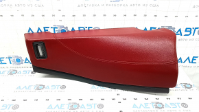 Right rear seat side panel for Alfa Romeo Stelvio 18-21, red leather, scratches