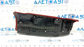 Right rear seat side panel for Alfa Romeo Stelvio 18-21, red leather, scratches