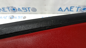Right rear seat side panel for Alfa Romeo Stelvio 18-21, red leather, scratches