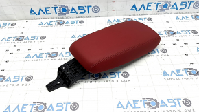 Alfa Romeo Stelvio 20-21 center console armrest, red leather