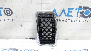 Jeep Cherokee KL 19-23 2-piece radiator grille element, chrome, broken mount