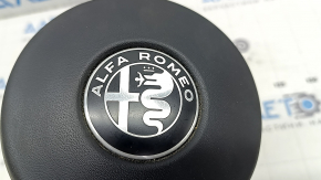 Alfa Romeo Stelvio 20-25 black, scratched steering wheel airbag for the driver