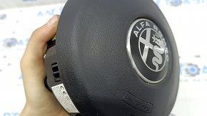Alfa Romeo Stelvio 20-25 black, scratched steering wheel airbag for the driver