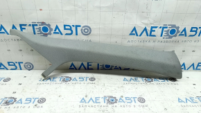 Right front pillar trim for Audi Q5 80A 18-24, gray, needs cleaning, broken fastener