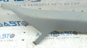 Right front pillar trim for Audi Q5 80A 18-24, gray, needs cleaning, broken fastener