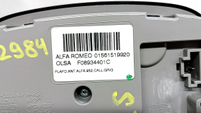 Alfa Romeo Stelvio 20-22 front light, gray, no sunroof, scratches, debris under the glass