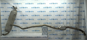 Mercedes W167 GLE 450 20-24 3.0h AWD exhaust pipe center section with rear barrel with damper
