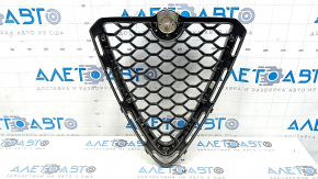 Alfa Romeo Stelvio 18-22 radiator grille assembly with emblem, sand