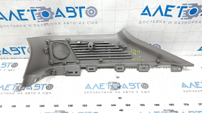 Upper left rear pillar trim for Alfa Romeo Stelvio 18-22, dark gray, broken mount, cracks in mounts, scratches