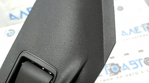 Alfa Romeo Stelvio 18-22 black lower left rear pillar trim, scratches, crack in mount