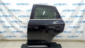 Rear left door assembly for Audi Q5 80A 18-24 keyless, black LY9B, bumpers