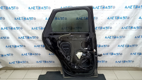 Rear left door assembly for Audi Q5 80A 18-24 keyless, black LY9B, bumpers