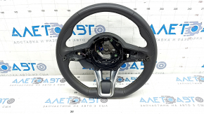 Alfa Romeo Stelvio 20-21 steering wheel, black leather, with overlay, scratches