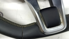 Alfa Romeo Stelvio 20-21 steering wheel, black leather, with overlay, scratches