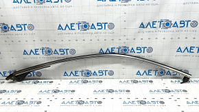 Upper front left door molding for Alfa Romeo Stelvio 18-22, chrome with glass seal, scratches