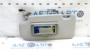 Left visor Nissan Rogue Sport 17-22 without sunroof with backlight