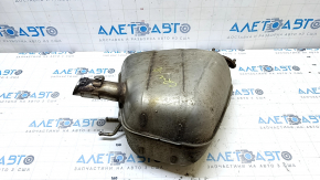 Muffler rear part barrel left Honda CRV 17-19 1.5 under chrome tip