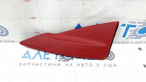 Alfa Romeo Stelvio 18-21 upper left side center console trim, red leather
