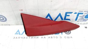 Alfa Romeo Stelvio 18-21 center console trim, upper right, red leather, scratches