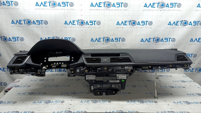 Audi Q5 80A 18-19 black dashboard with airbag and deflector
