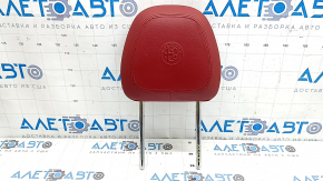 Alfa Romeo Stelvio 18-21 driver's seat headrest, red leather, dents