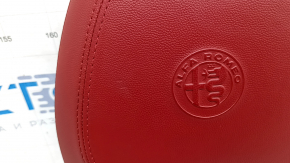 Alfa Romeo Stelvio 18-21 driver's seat headrest, red leather, dents