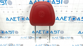 Alfa Romeo Stelvio 18-21 passenger seat headrest, red leather, scratches