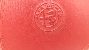 Alfa Romeo Stelvio 18-21 passenger seat headrest, red leather, scratches