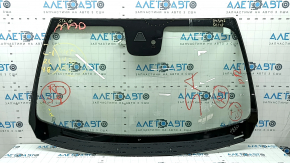 Alfa Romeo Stelvio 19-22 windshield for camera, FUYAO, scratches on glass, bump, broken heating mount