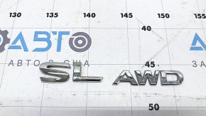 Emblem inscription SL AWD tailgate Nissan Rogue Sport 17-19