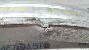 Toyota Venza 21 rear bumper reinforcement is dented
