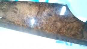 Right front panel inserts for Audi Q5 80A 18-24, walnut root wood, scratches