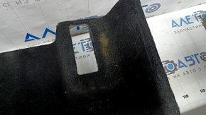 Alfa Romeo Stelvio 18-25 rear floor covering, black, torn, needs cleaning