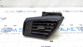 Left dashboard air vent for Nissan Rogue Sport 17-21, black, crack in mount