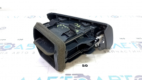 Left dashboard air vent for Nissan Rogue Sport 17-21, black, crack in mount