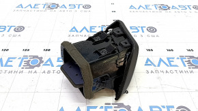 Left dashboard air vent for Nissan Rogue Sport 17-21, black, crack in mount