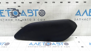 Upper center console trim, right side, Nissan Rogue Sport 19-22, leather, black, without console
