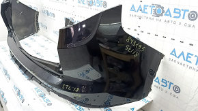Alfa Romeo Stelvio 20-22 rear bumper, bare, black, with scratches, for parking sensors