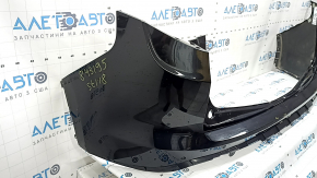 Alfa Romeo Stelvio 20-22 rear bumper, bare, black, with scratches, for parking sensors