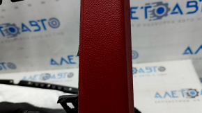 Alfa Romeo Stelvio 20-21 black and red dashboard with AIRBAG, scratches, needs cleaning