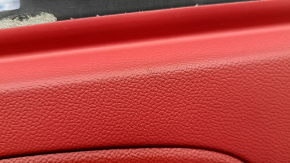 Alfa Romeo Stelvio 20-21 black and red dashboard with AIRBAG, scratches, needs cleaning