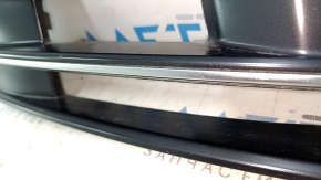 Right front bumper grille for Audi Q5 80A 18-20 with chrome, sand