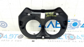 Alfa Romeo Stelvio 18-22 black rear upper center console trim for deflectors, damaged, coating peeling off