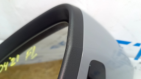 Left side mirror assembly for Volkswagen ID.4 21-22, 12+2 pins, turn signal, backlight, heated, BSM, gray LA7C, scratches