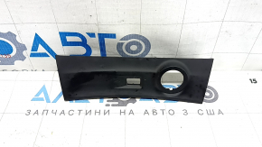 Alfa Romeo Stelvio 18-22 black center console trim for cigarette lighter and USB, scratches