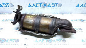 Honda CRV 17-19 1.5T exhaust manifold with catalytic converter, rusty